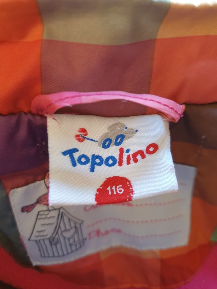 Яскрава осіння куртка topolino на підкладці