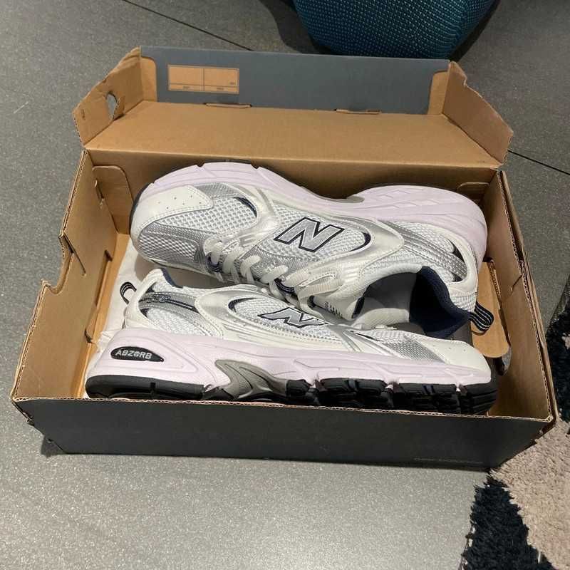 New Balance530_White Sneakersy Damskie_Moda Modne 37.5