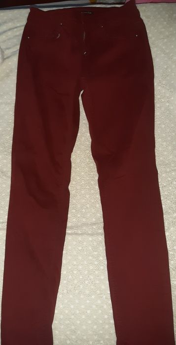 Calças Bordeaux Massimo Dutti