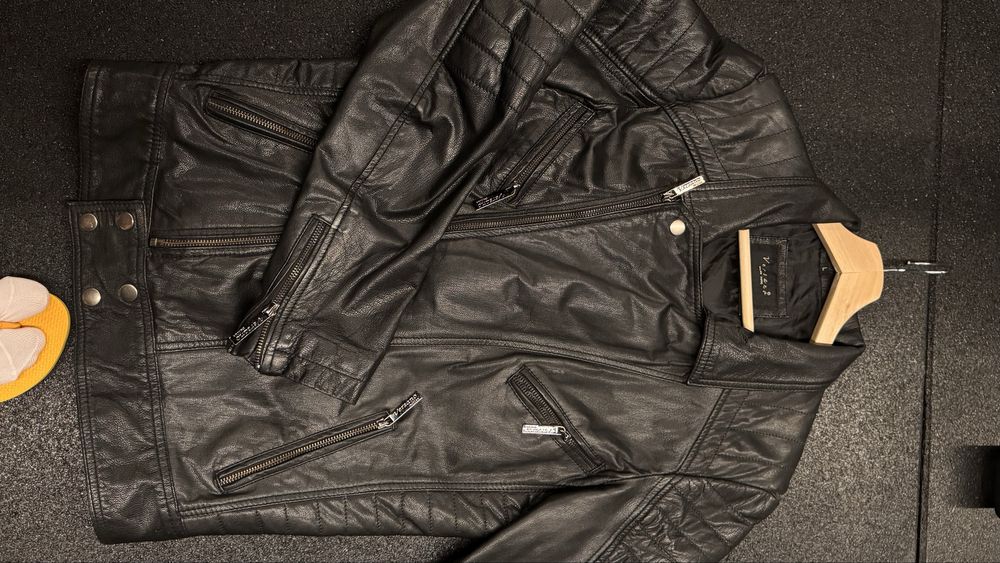 Casaco de couro Versana (Milan Paris) vintage - Tamanho