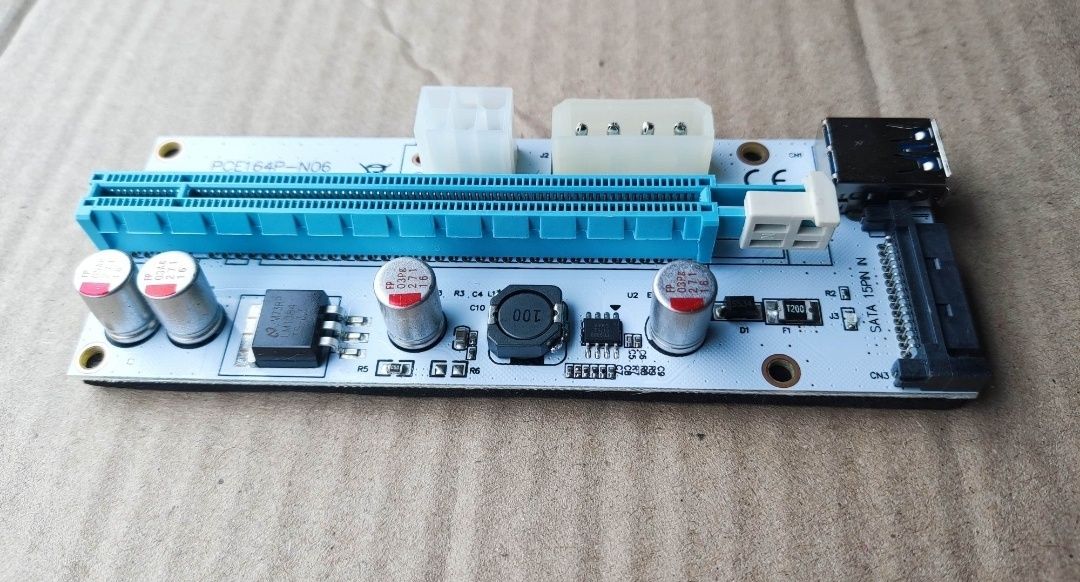 Райзер 008S универсальный - MOLEX/SATA/6pin sata молекс серверный 6pin