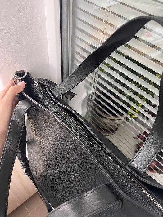 Сумка-шопер з екошкіри