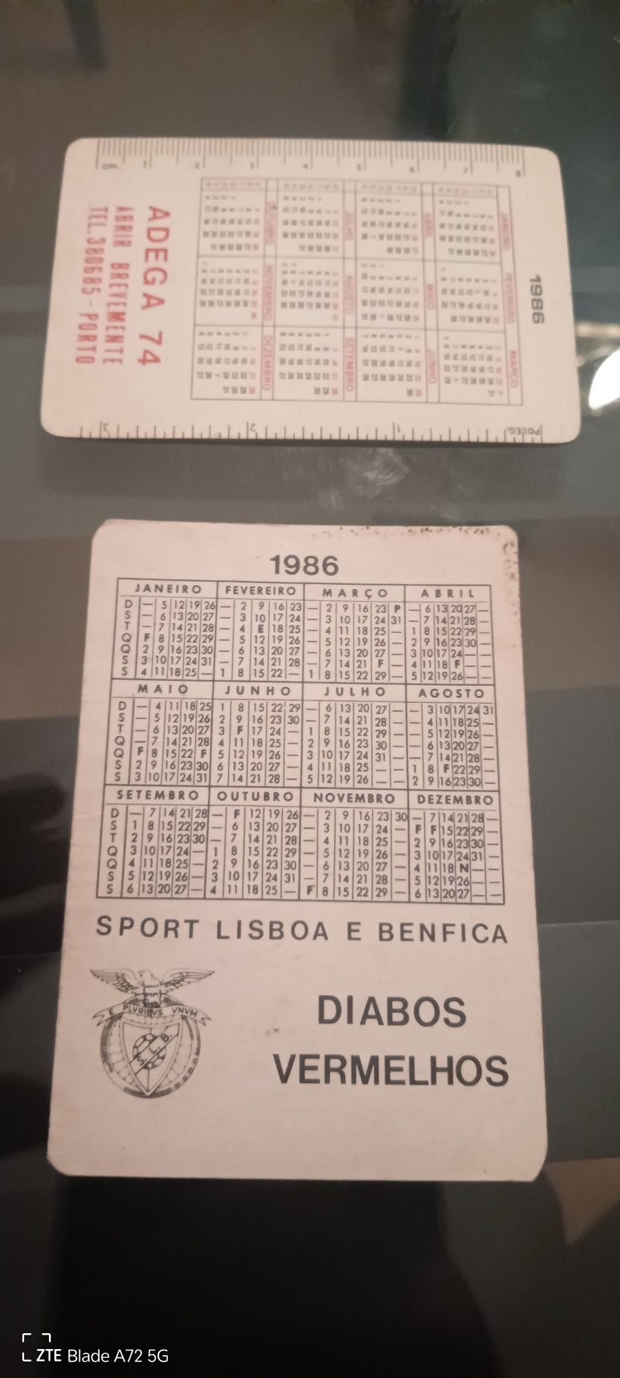 Calendários Benfica