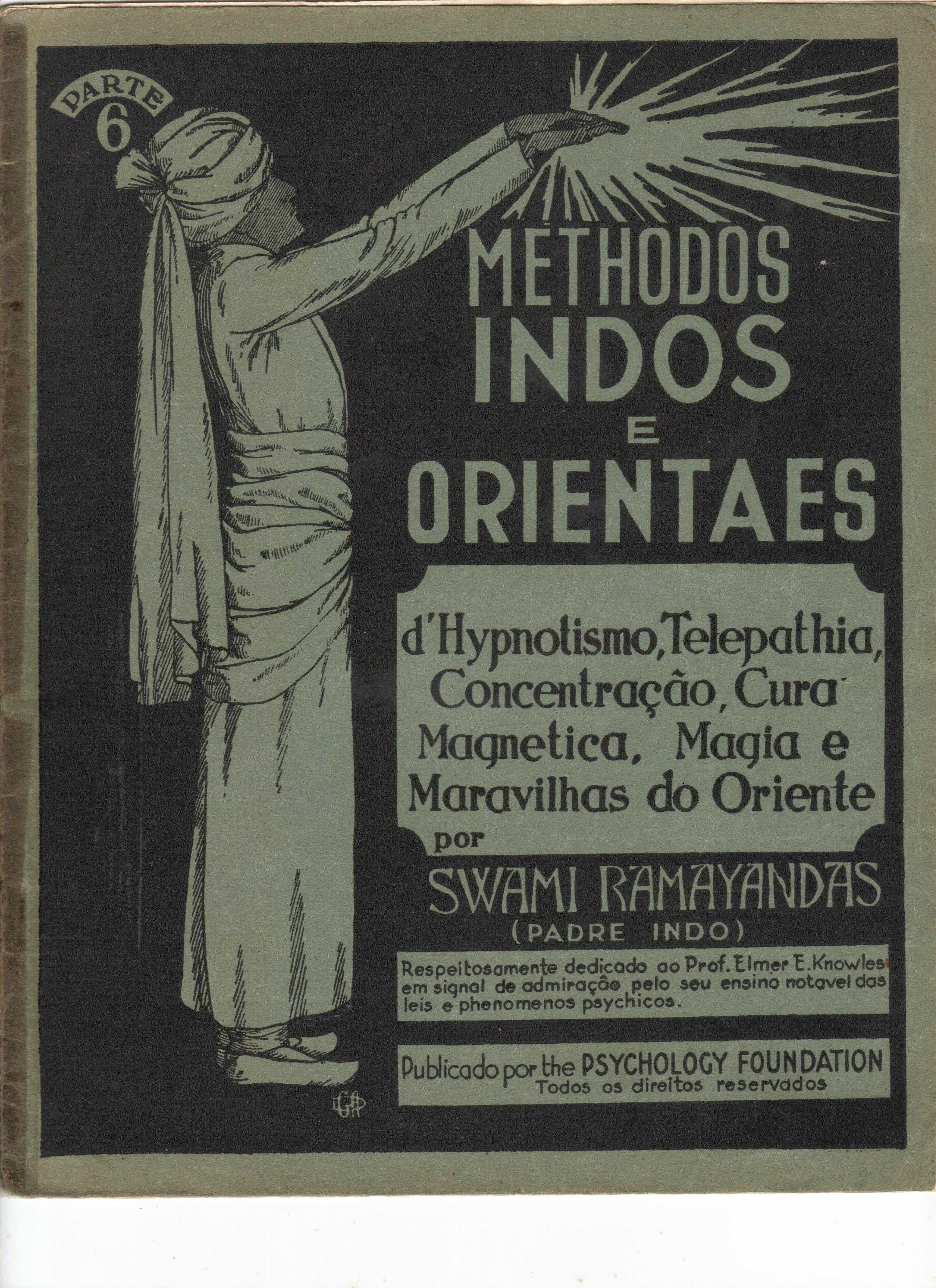 Livro “Methodos Indos e Orientaes” com 95 anos