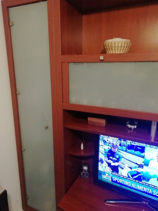 Móvel de sala de 4 elementos cereja aglomerado