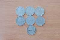 Монеты 50 копеек СССР 1987, 1985, 1991, 1979, 1978 годов.