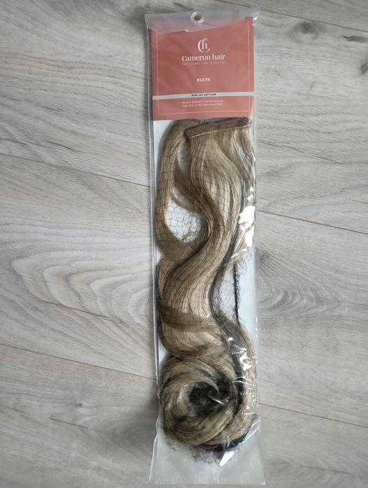 Kucyk doczepiany Cameron Hair blond włosy 60 cm