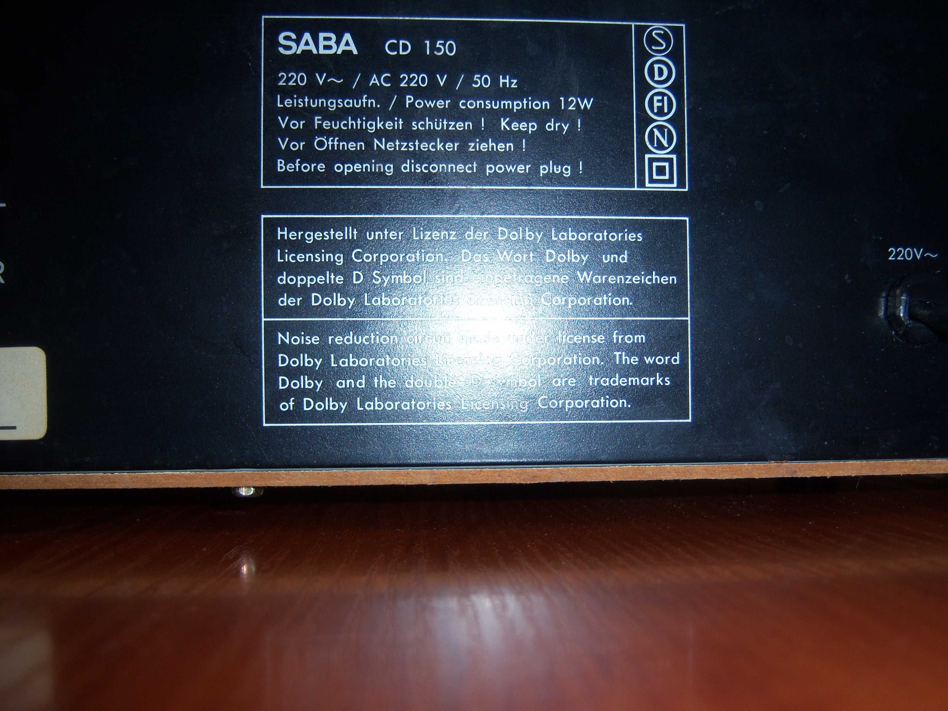 Кассетная дека Saba CD 150