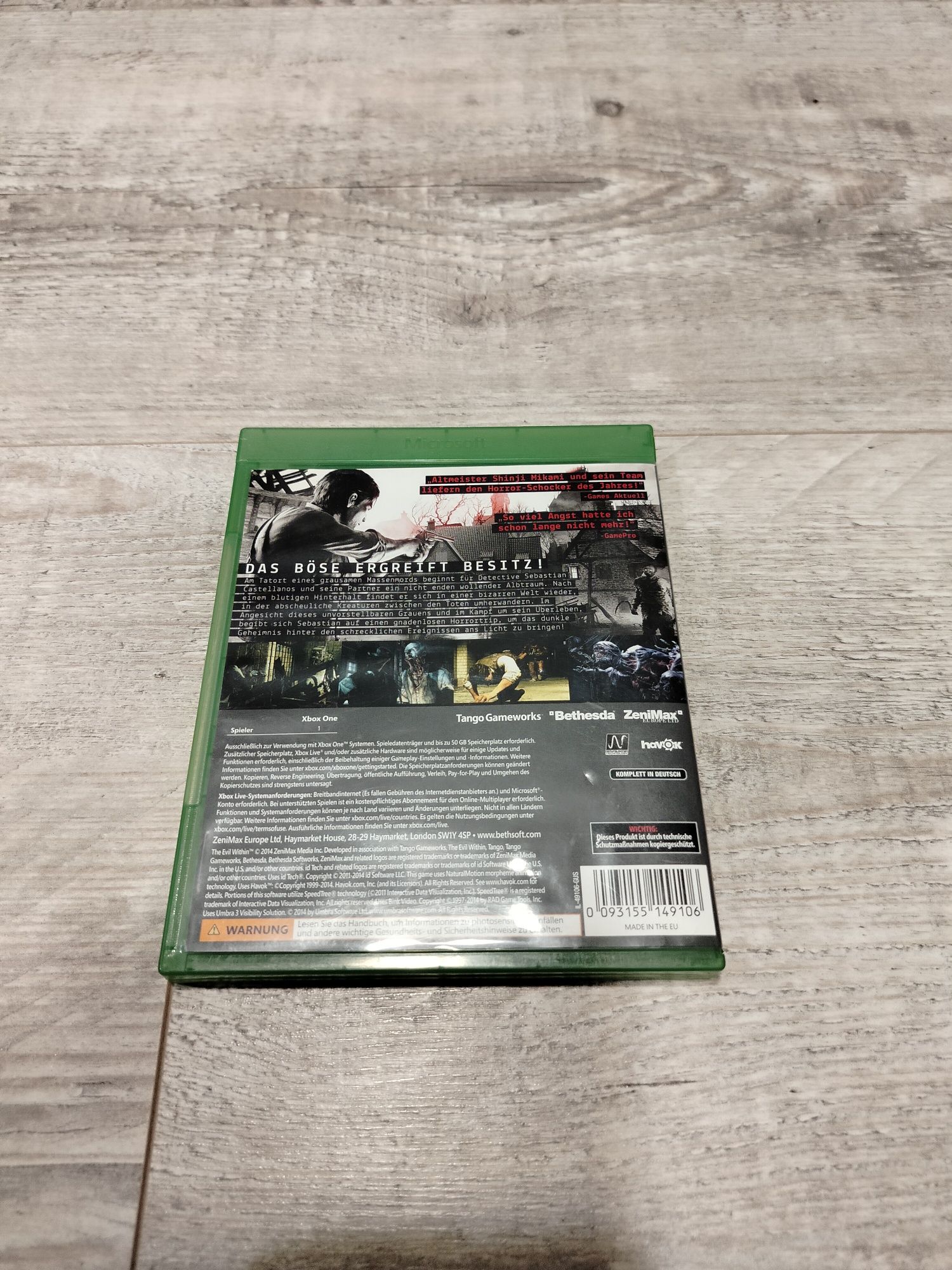 Gra the evil within Xbox one