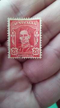 Продам марку почтовую Australia 1942 King George VI Stamp  2  1/2 Cent