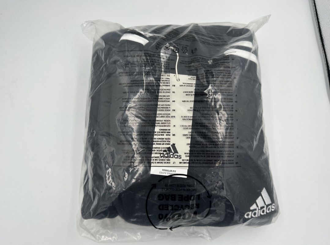 Bluza męska adidas Essentials Fleece 3 Stripes Hoodie IB4028 roz. L