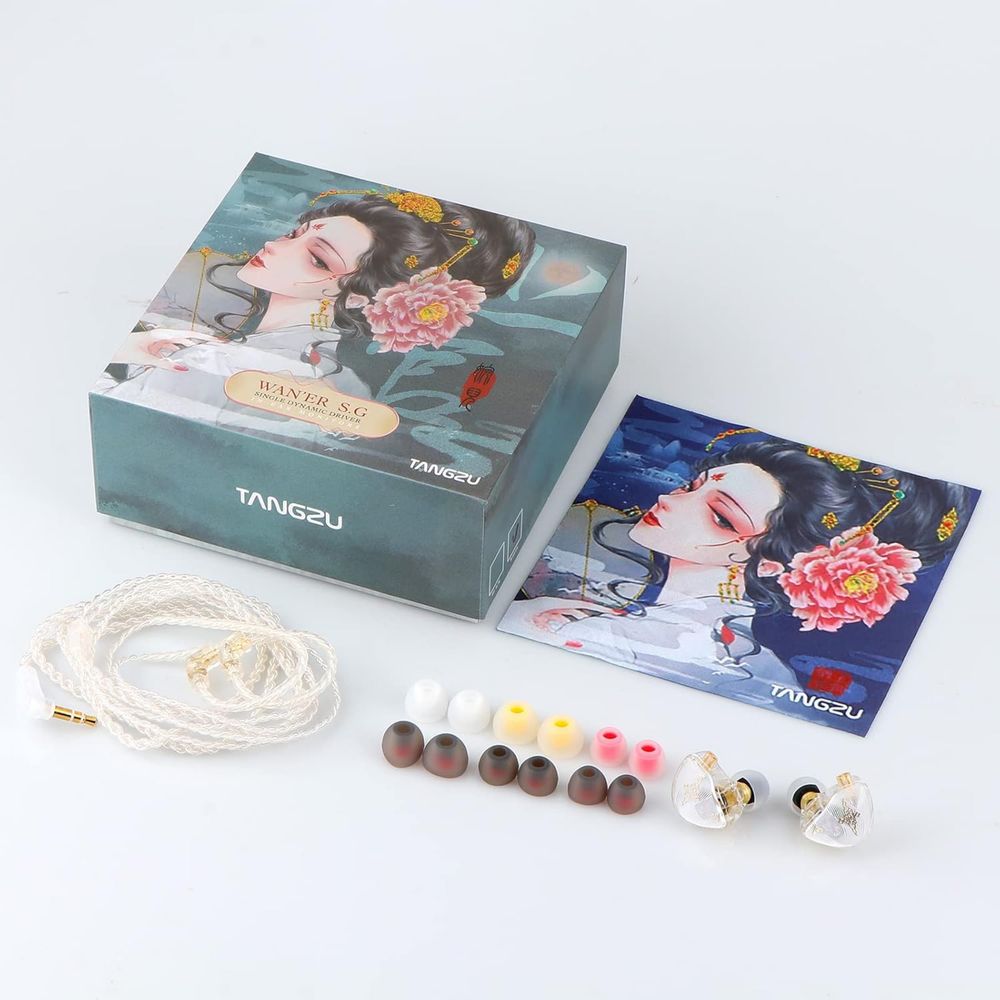 TANGZU-słuchawki douszne Waner s. G HiFi z membraną 10mm, Linsoul