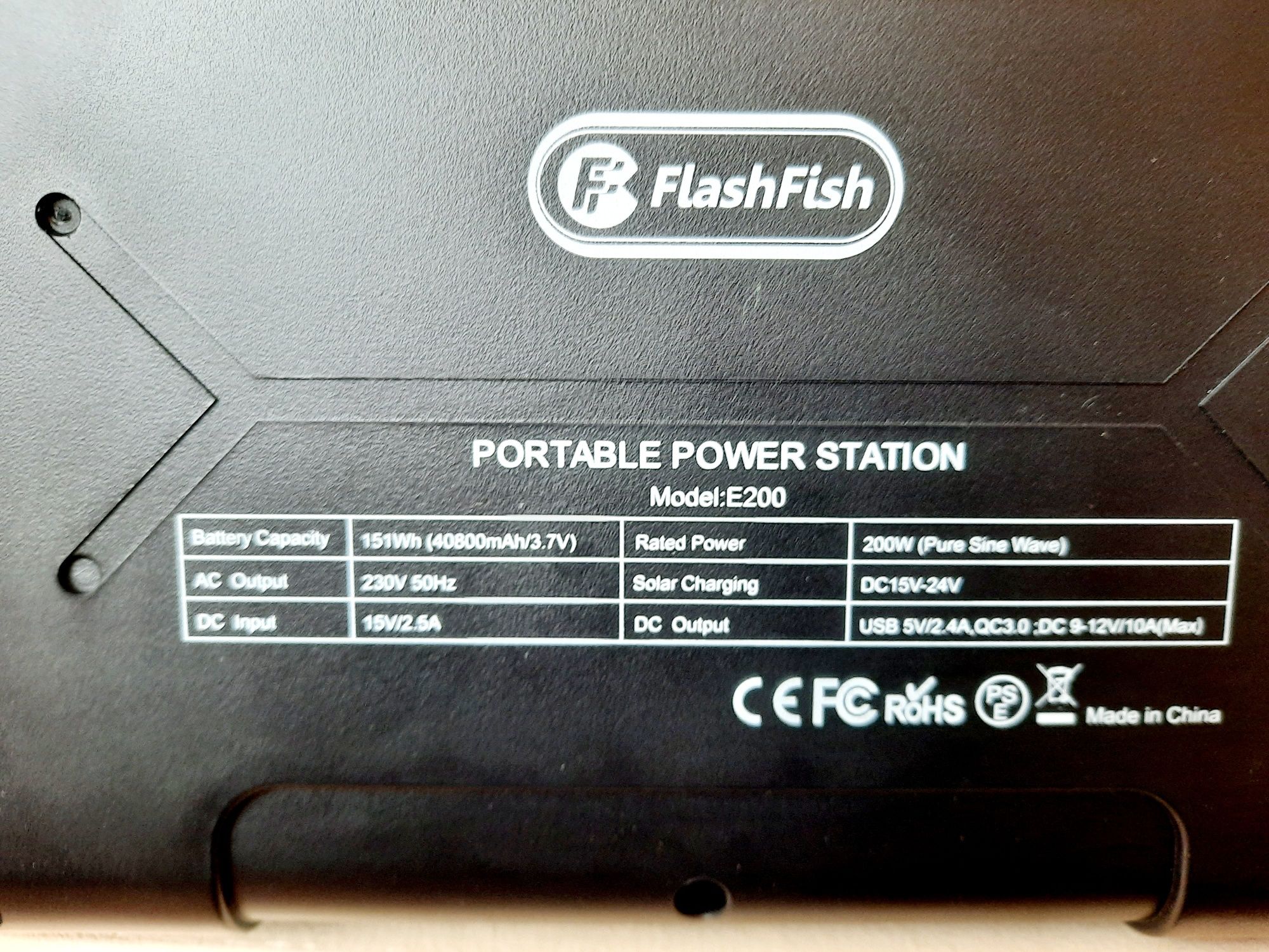 Електростанція 220V FlashFish E200 200W 151Wh 40800mAh потужний павер