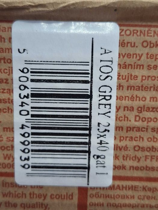 Glazura Ceramika Color 25x40 biała, szara, dekor błyszcząca