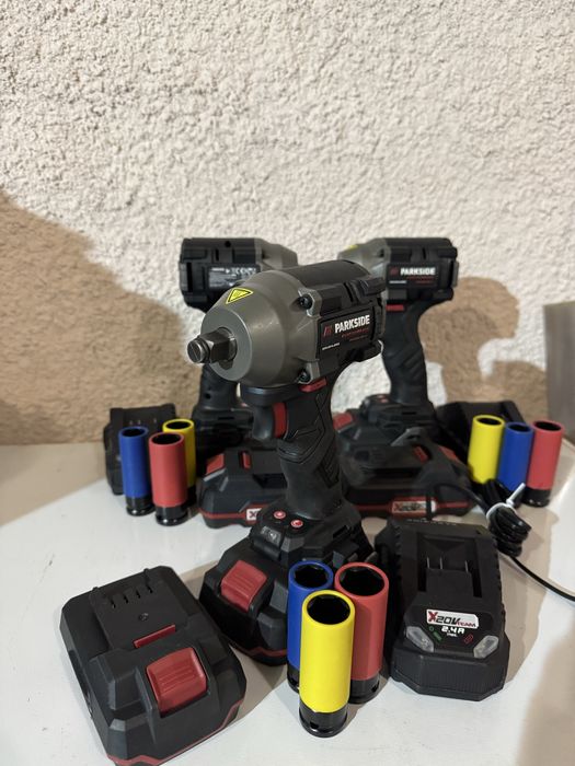 Безщітковий ударний гайковерт PARKSIDE PERFORMANCE 2акб