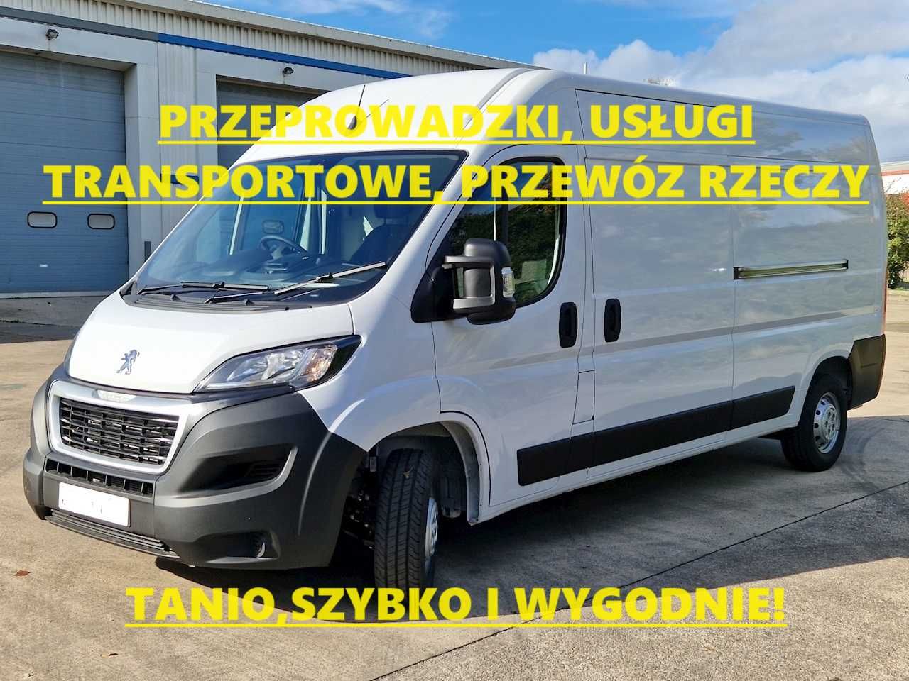 Przeprowadzki Usługi Transportowe 24/7 Przewóz Rzeczy SZYBKO TANIO