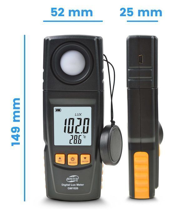 Luksomierz Miernik Natężenia Światła Światłomierz