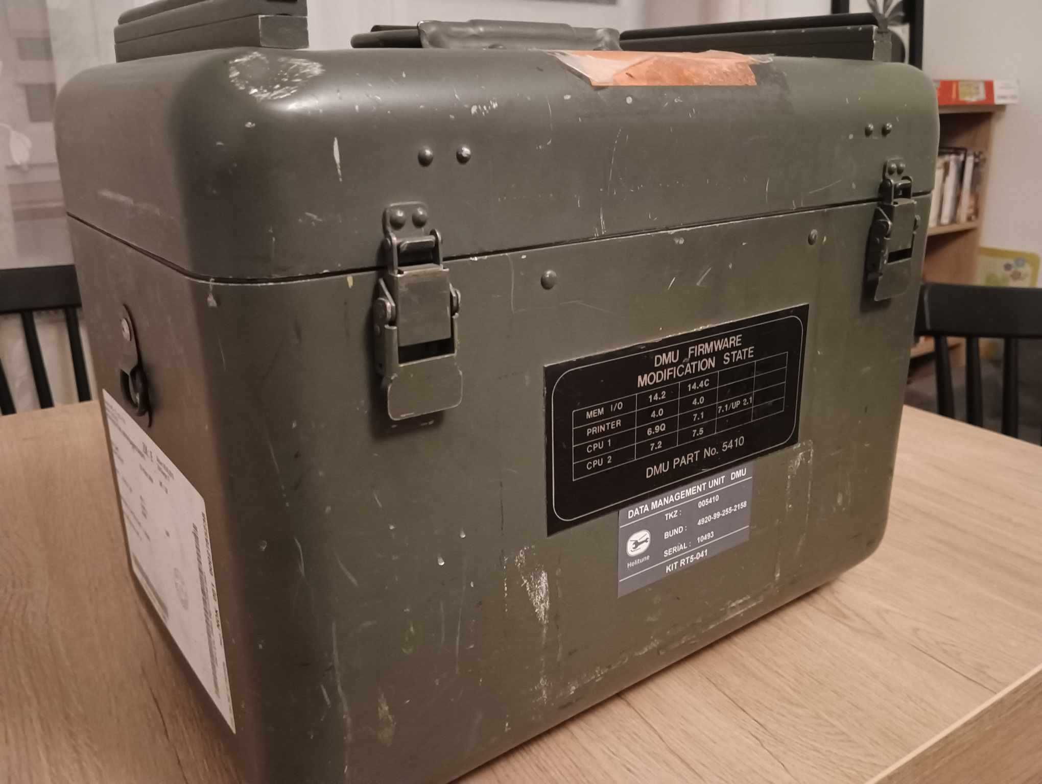 Skrzynie transportowe Bundeswehr - awionika