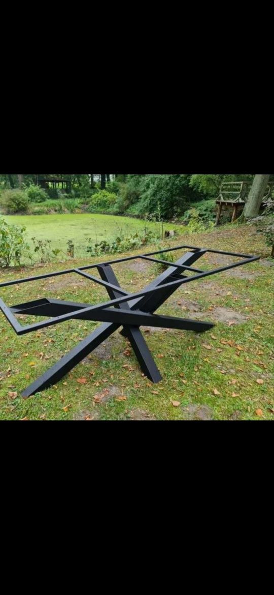 Stol Stelaz pod Blat Pająk Loft Gruby