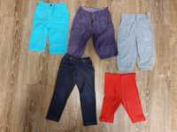 spodnie i spodenki dla dziewczynki x5szt r.98-104
