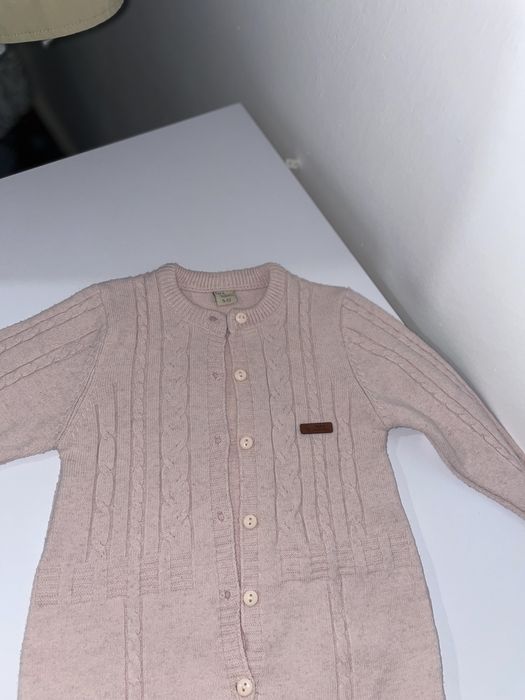 Комбінезон ромпер дитячий теплий lara 9-12 місяців 74-80