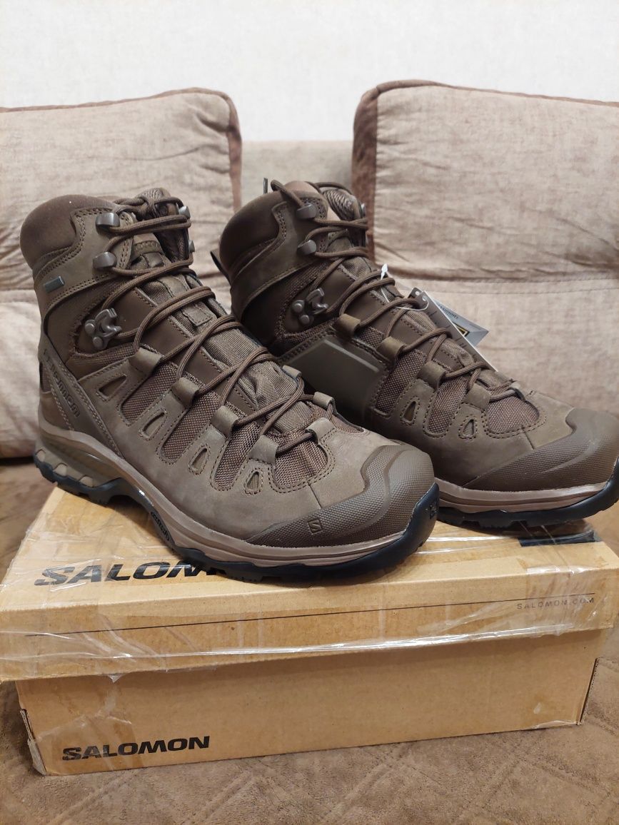 Черевики тактичні Salomon Quest 4D GTX Forces 2 Dark Brown