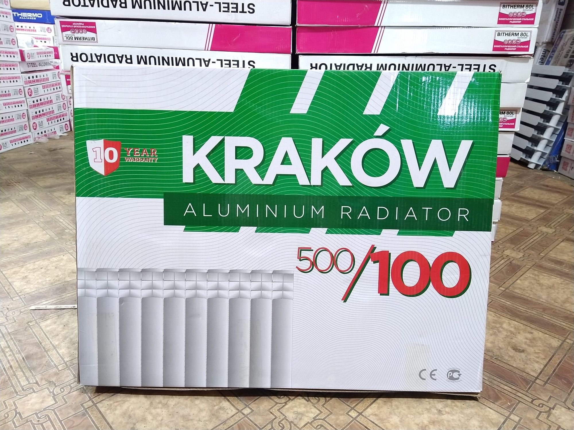 Алюмінієвий радіатор Krakow 500/100