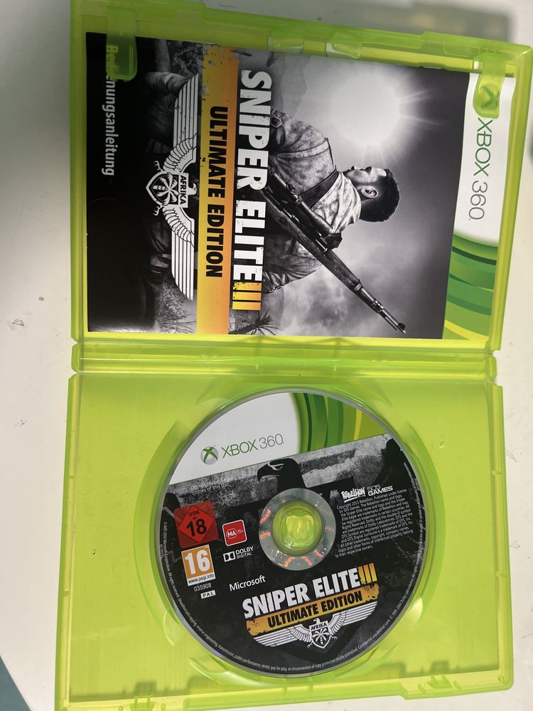 #748 sniper elite 3 iii ultimate editon xbox 360