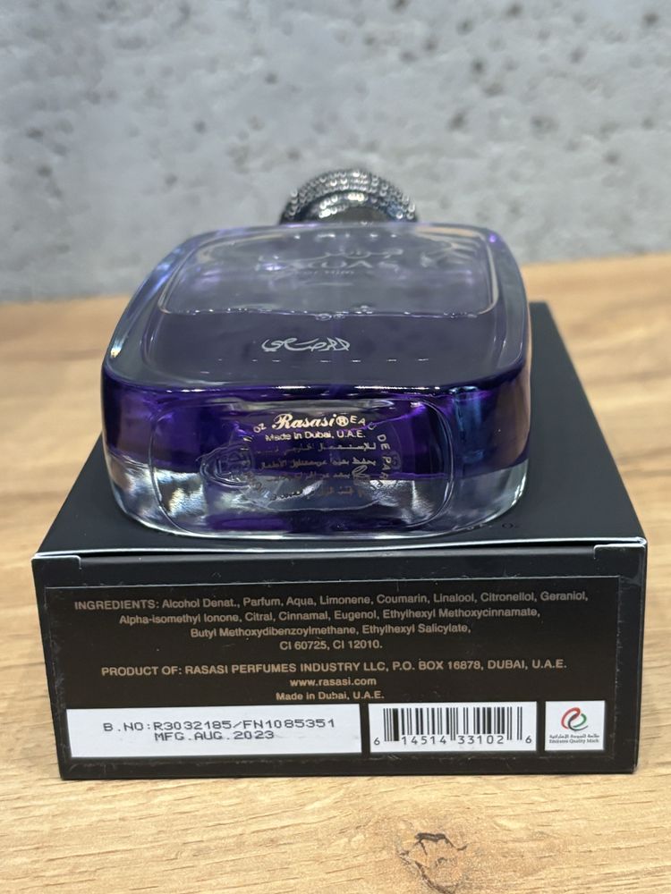 Rasasi Hawas EDP 100 ml perfumy męskie batch 2023