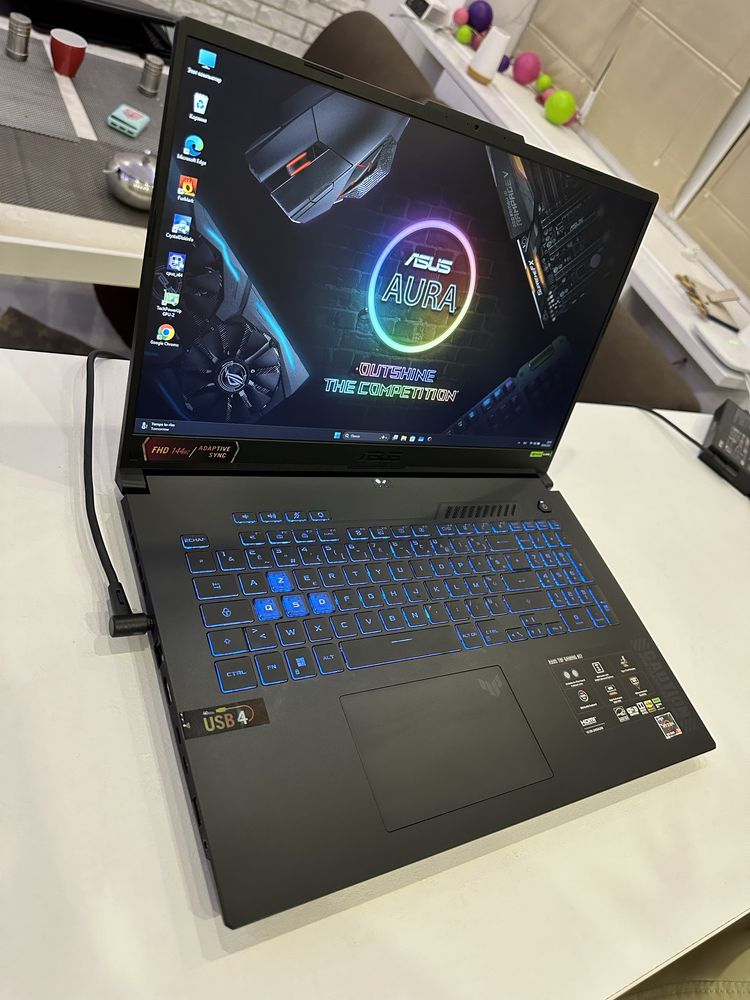 ASUS TUF 17.3 144Hz/RYZEN 7535HS/NVIDIA RTX 4060/DDR5 16GB/SSD 512GB