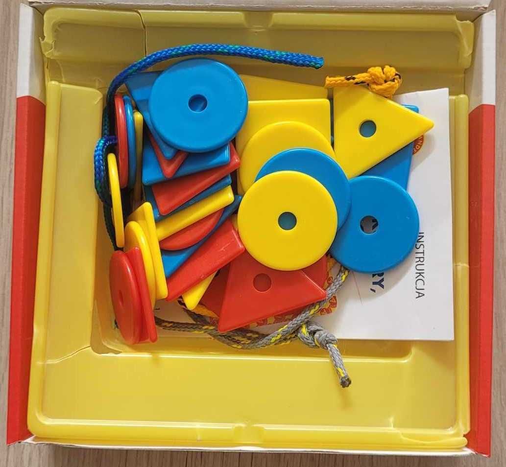 Gra edukacyjna wzory kolory memory montessori