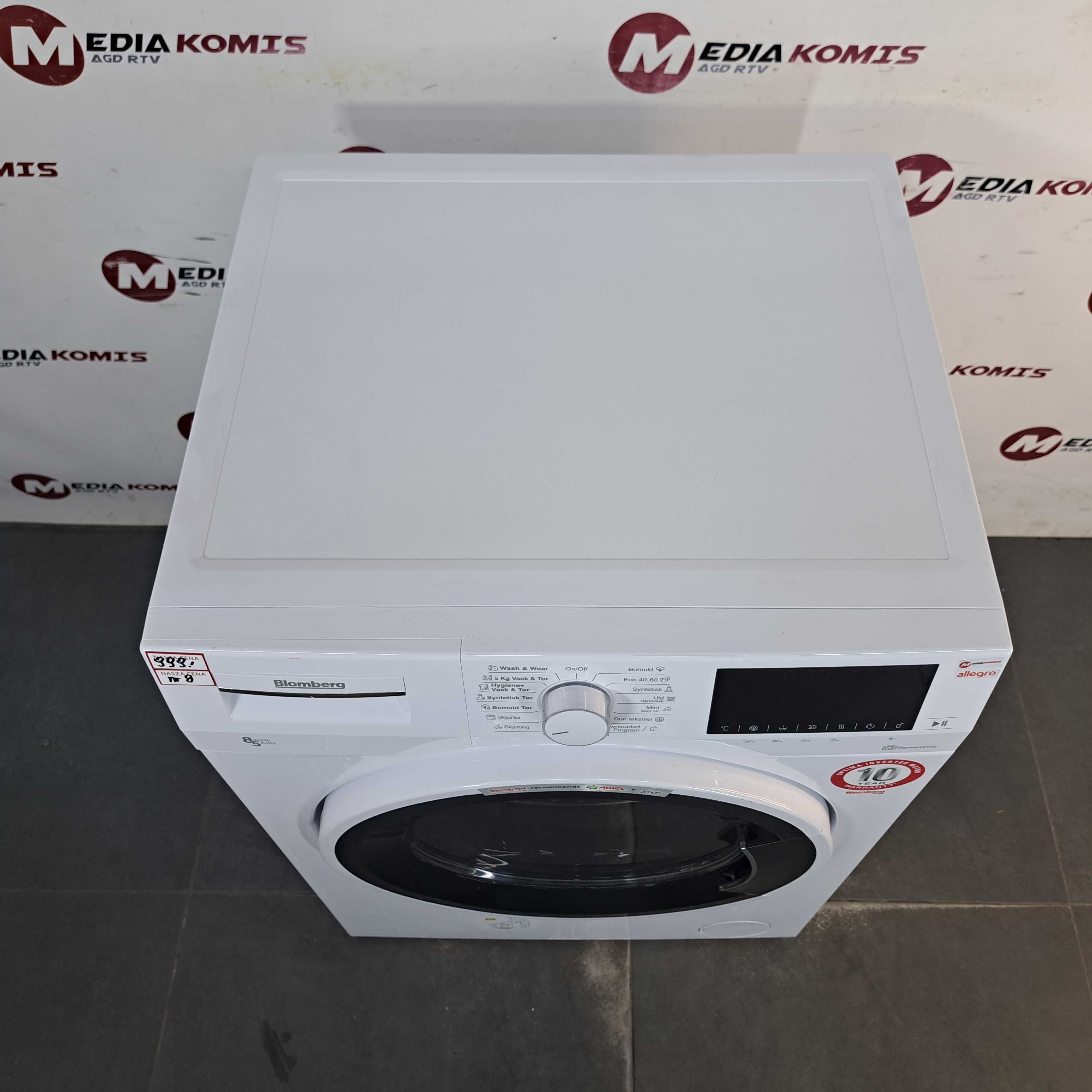 Pralko-Suszarka Blomberg BWD384W2 [12m-cy gwar] C/8-5kg/1400obr [8]