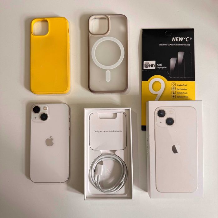Apple iPhone 13 mini 128gb Starlight / Biały STAN DOBRY