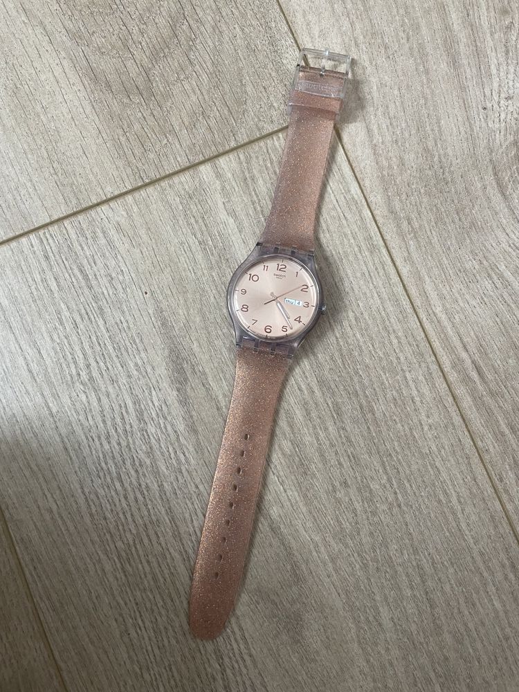 Swatch swiss zegarek brokat