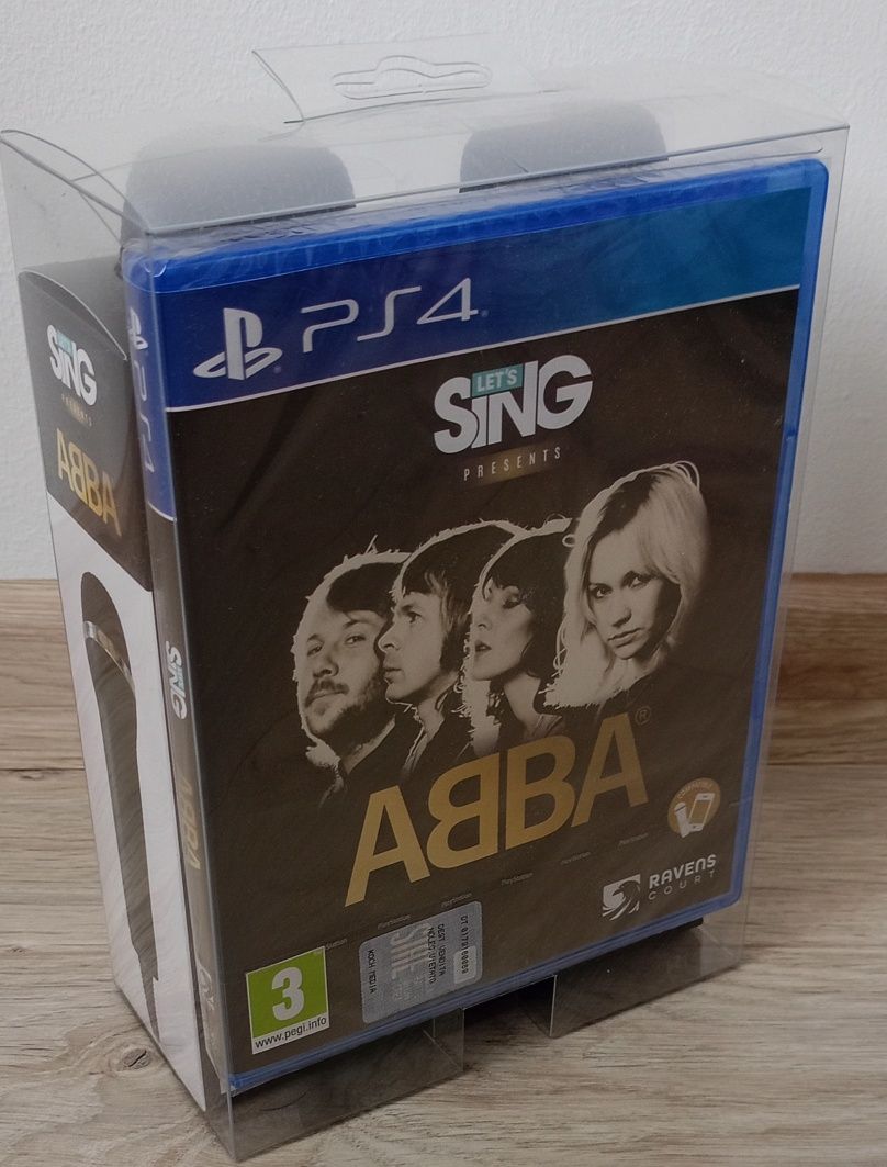 Gra PS4 LET'S SING ABBA + 2 mikrofony (nowe)