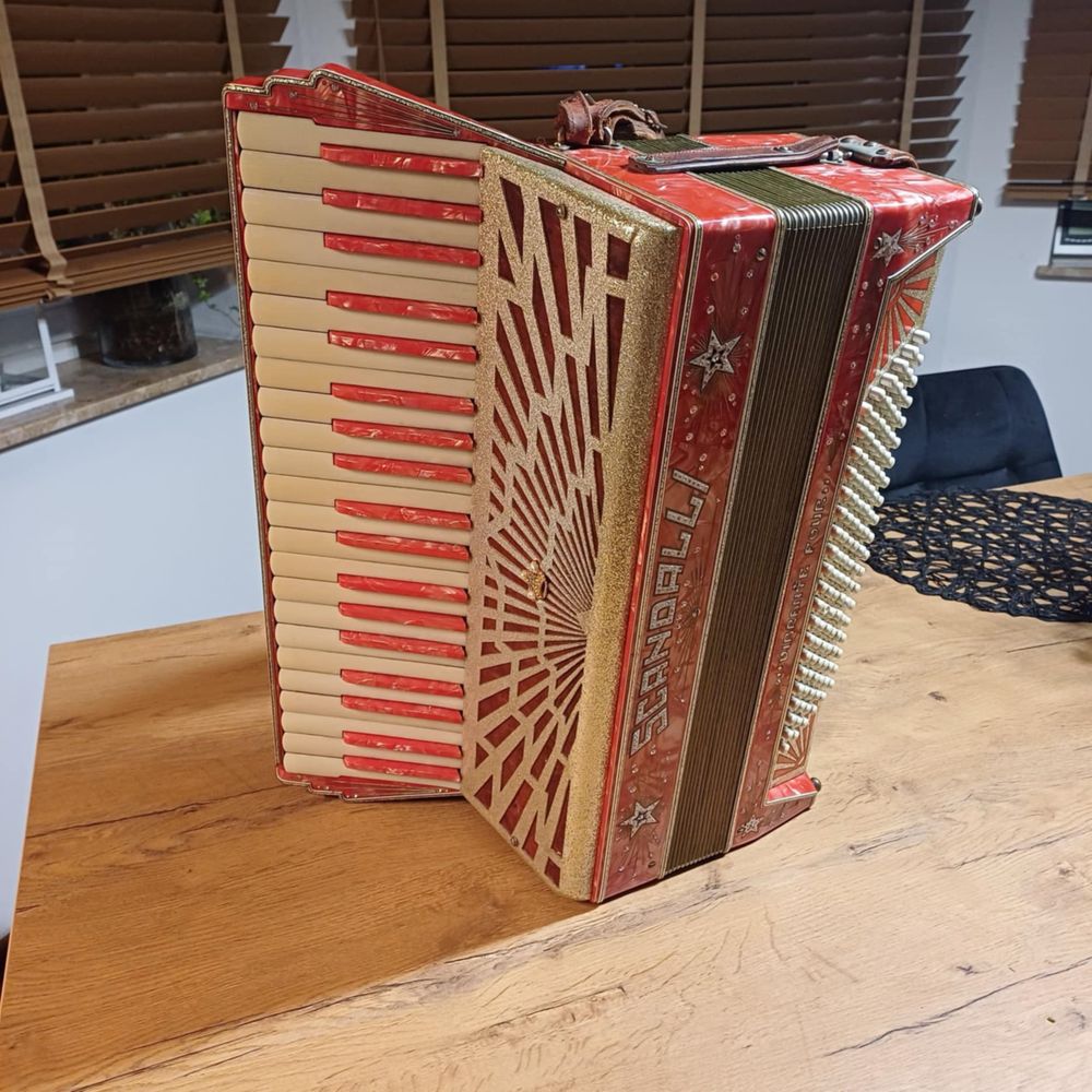 Akordeon włoski scandali vibrante tour 120 basow
