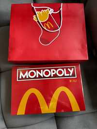 Monopoly McDonalds z torbą prezentowa