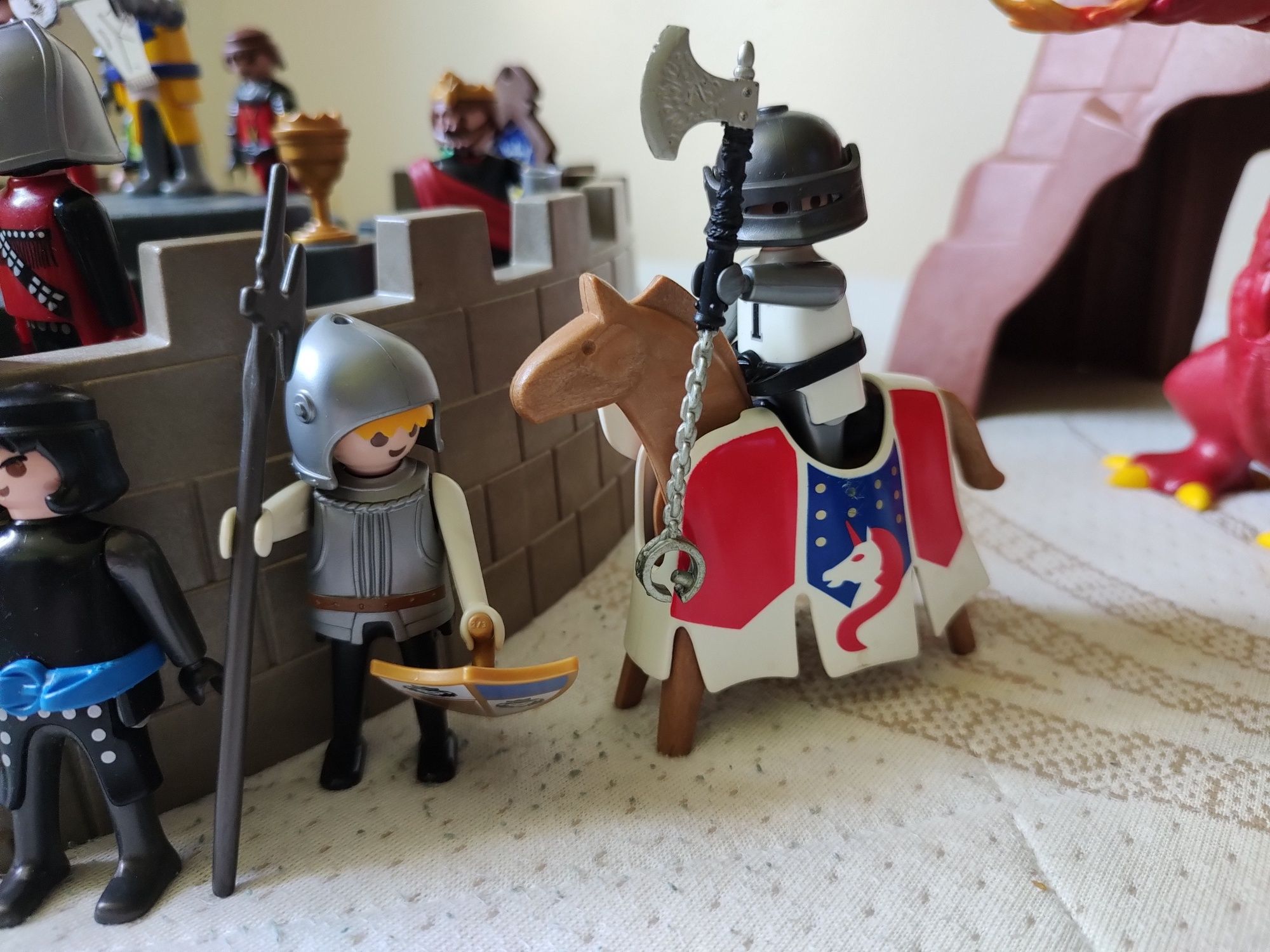 Playmobil rycerze+ smok