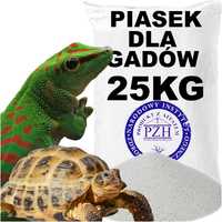 Piasek kwarcowy dla Gadów Gekona Żółwia Bezpieczny z Atestem PZH