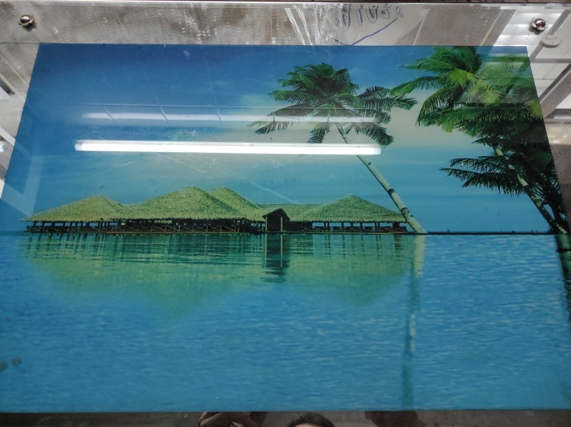 Vendo quadro com reprodução sonora