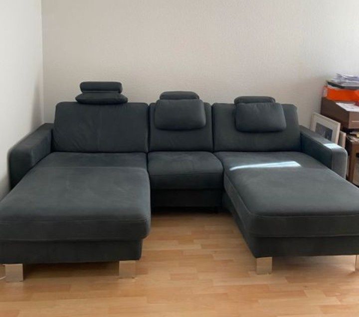 Sofa skórzana Hukla elektrycznie rozkładana