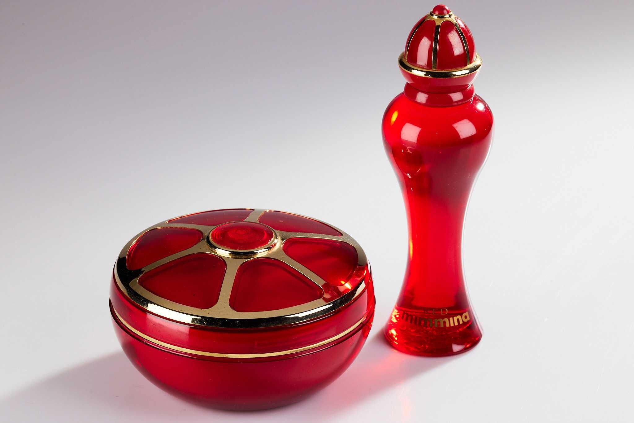 Mimmina Red perfumy pudełka po perfumach kolekcjonerskie