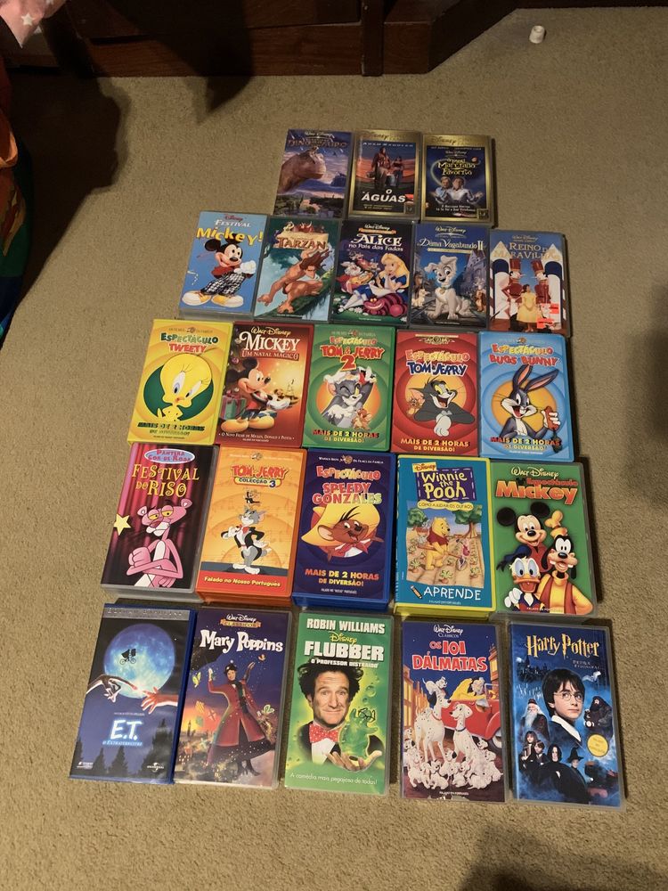 Cassetes vhs Antigas Disney