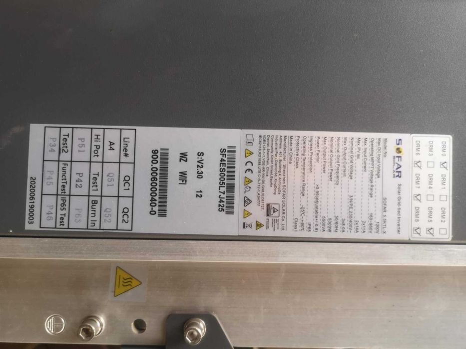Sprzedam Falownik SOFAR 5.5KTL-X
