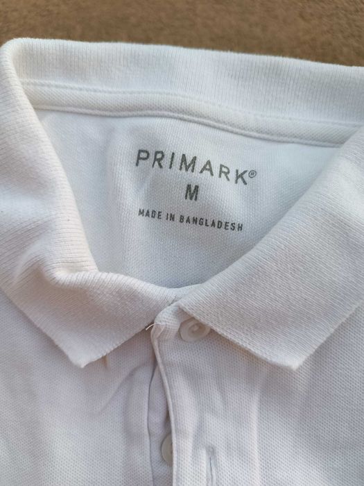 Polo Branco Primark Tamanho M