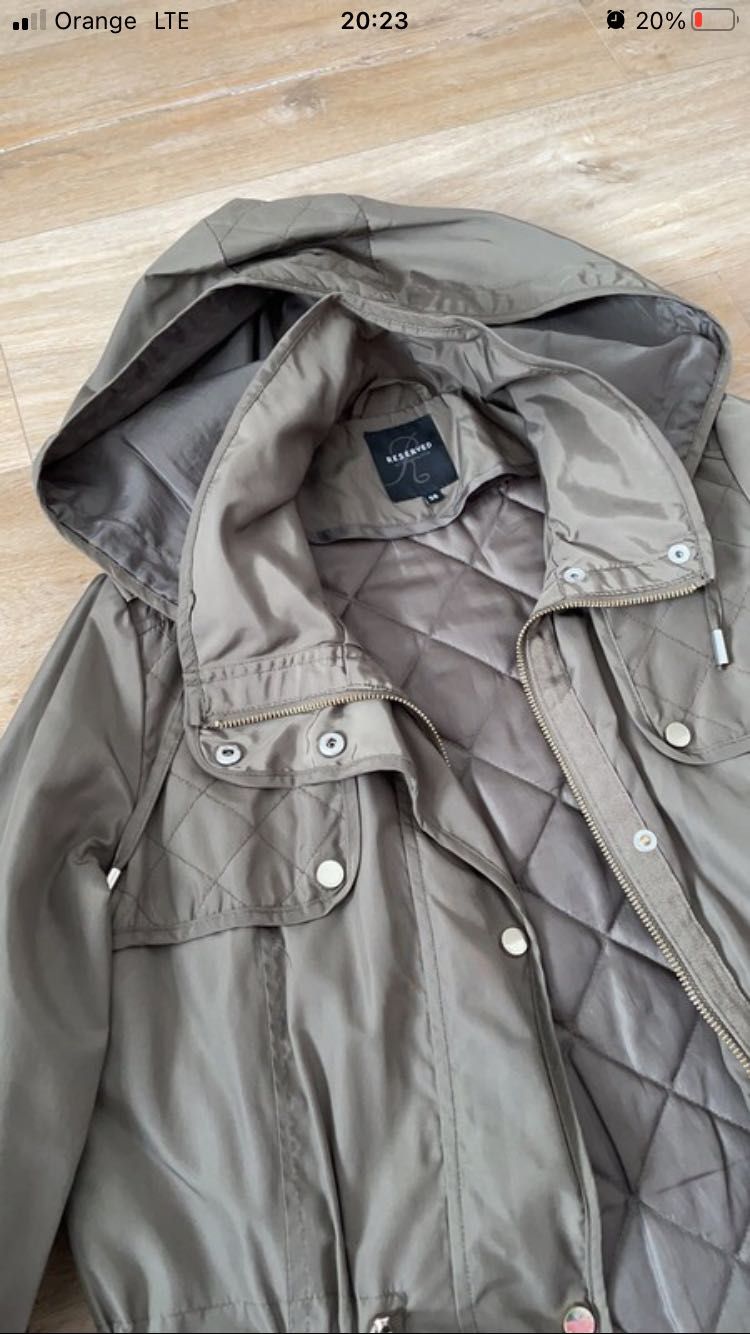 Kurtka parka reserved khaki 38