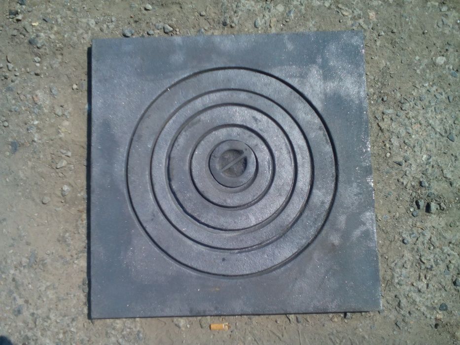 Плита чугунная под казан 410*410 и 540*540 мм