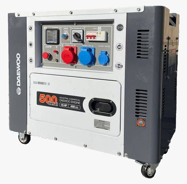 Дизельний генератор Daewoo DDAE 10500DSE-3, 8.1 кВт