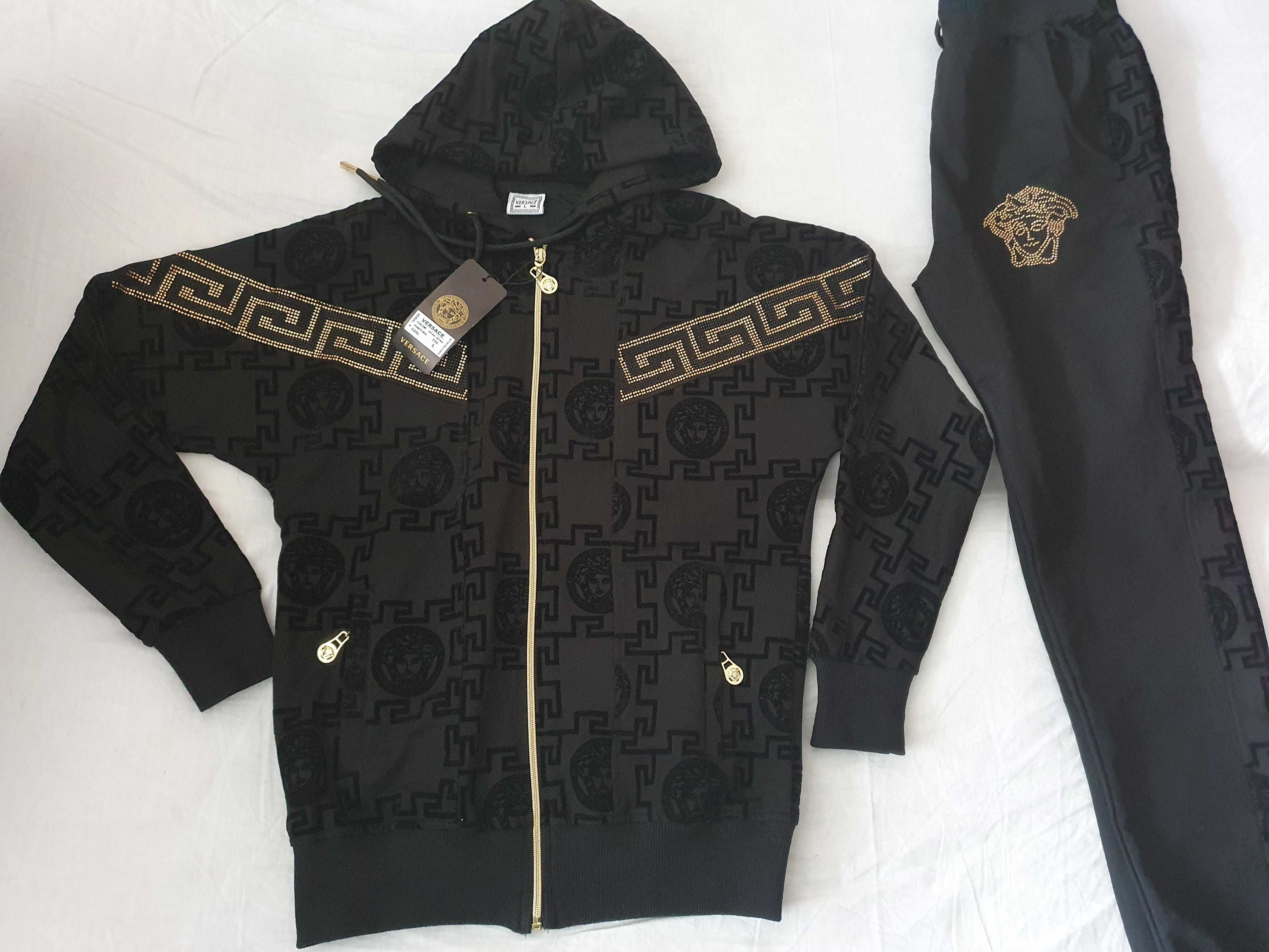 NOWY dres Versace L 40 komplet spodnie bluza rozpinana meduza wzór hit