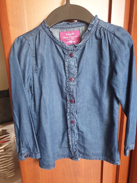 Cienka dzinsowa koszula 5 10 15